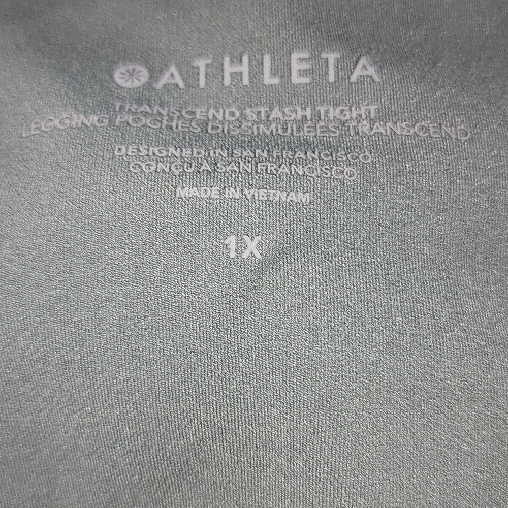 Athleta Moss Green High-Waist Leggings 1x